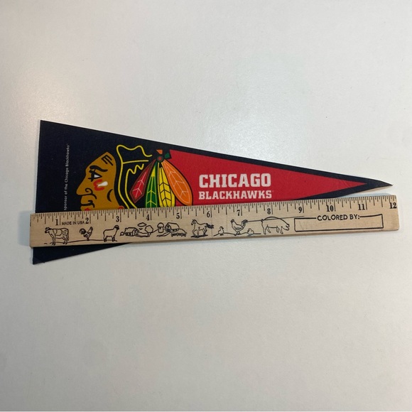 Chicago Blackhawks‎ NHL McDonalds Promo Mini Pennant Stickers Tattoos Decals Lot - Picture 3 of 9